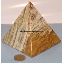 pyramide en onyx marbre 100x100