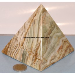 Pyramide Onyx Marbre 100x100mm / 1083grs