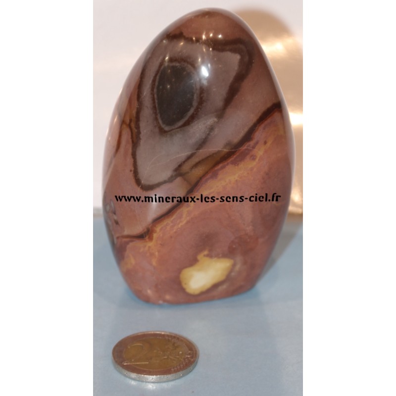 bloc de jaspe polychrome poli