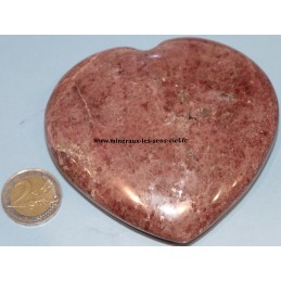 coeur rhodonite qualité extra du Madagascar