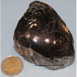 bloc de tourmaline noire brute d'indes