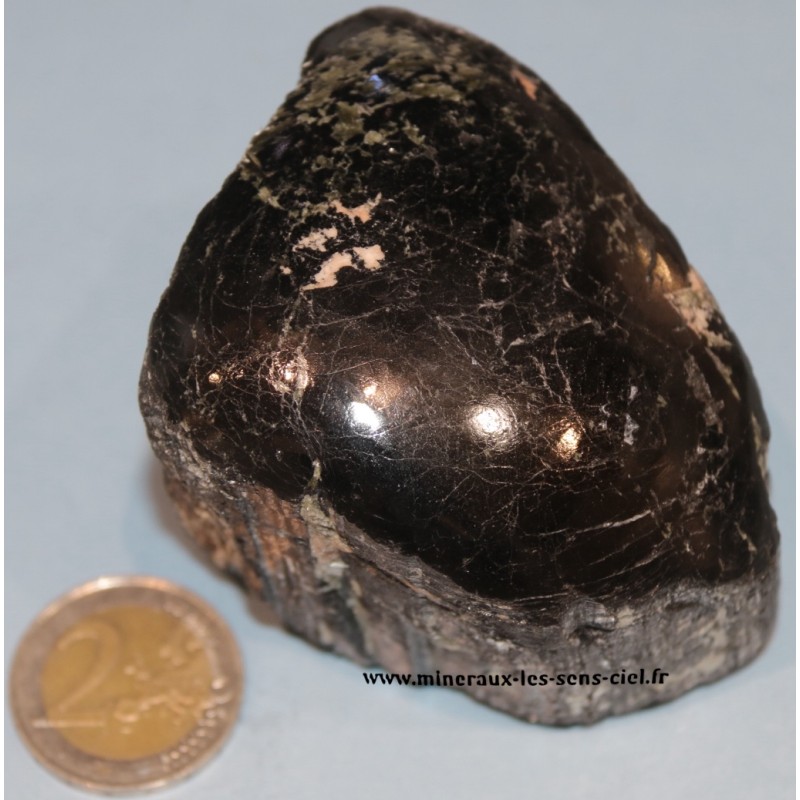 bloc de tourmaline noire brute d'indes