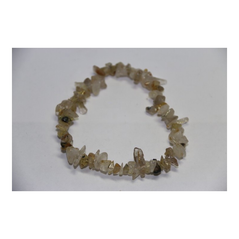 Bracelet  Baroque Quartz Rutile